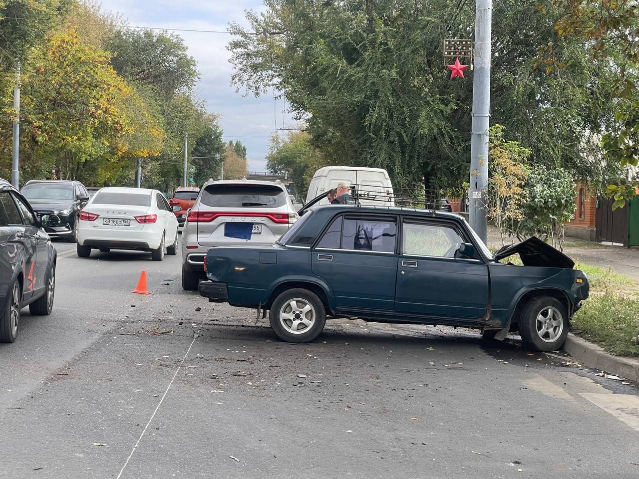 На месте ДТП. Фото УМВД по Оренбургской области