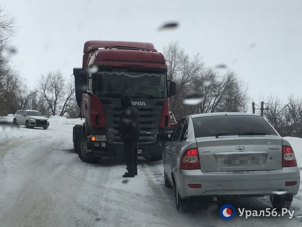 На месте ДТП в Орске. 12.01.2024