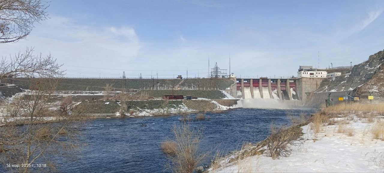 Ириклинское водохранилище 16 марта 2025 года