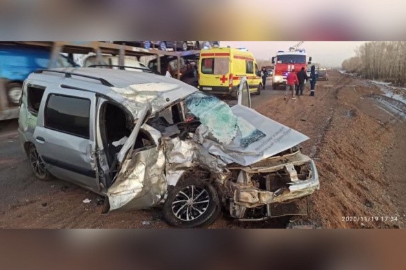 В аварии на выезде из Оренбурга погиб 38-летний водитель