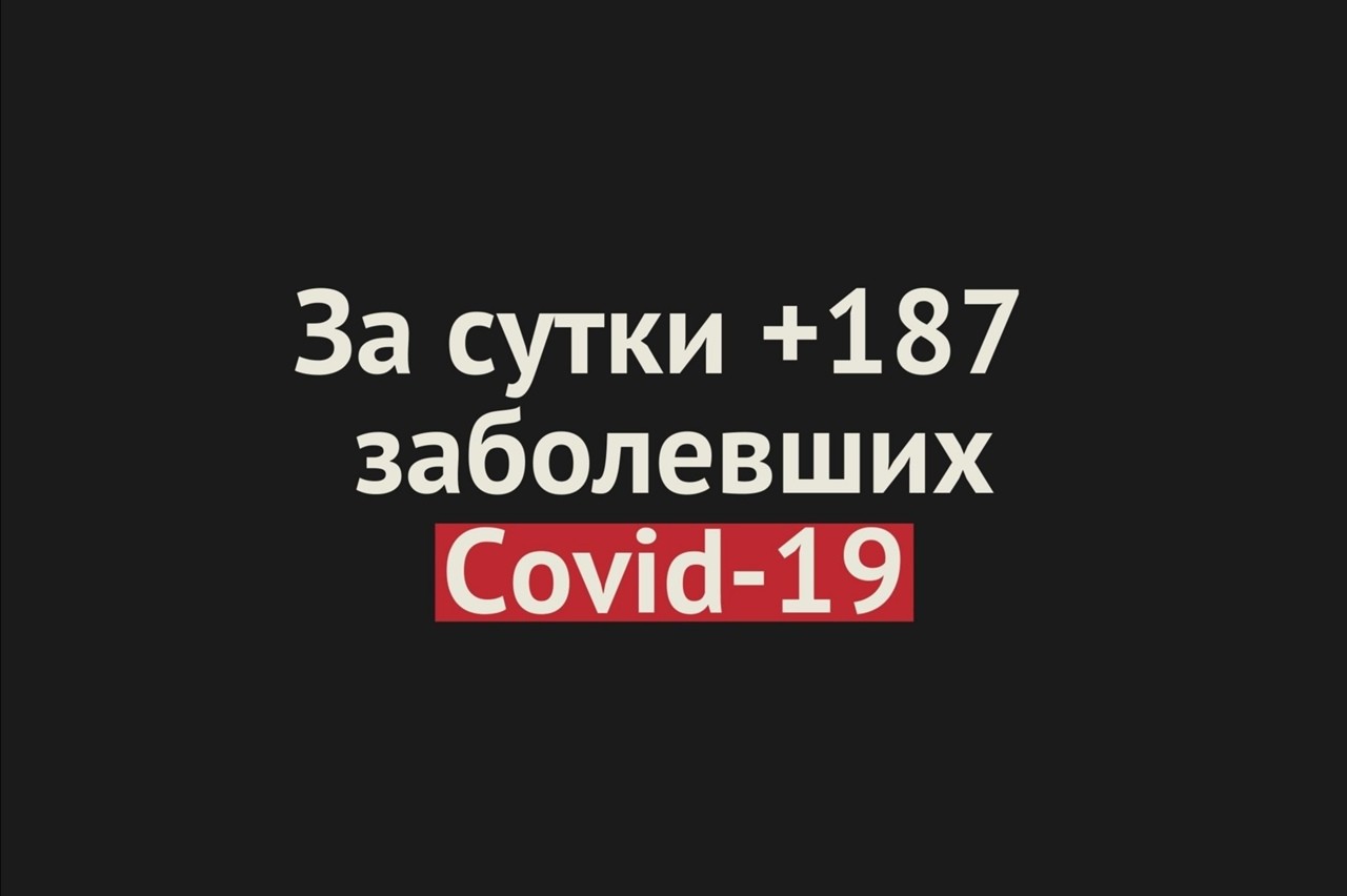 В Оренбургской области +187 новых случаев Covid-19 за сутки