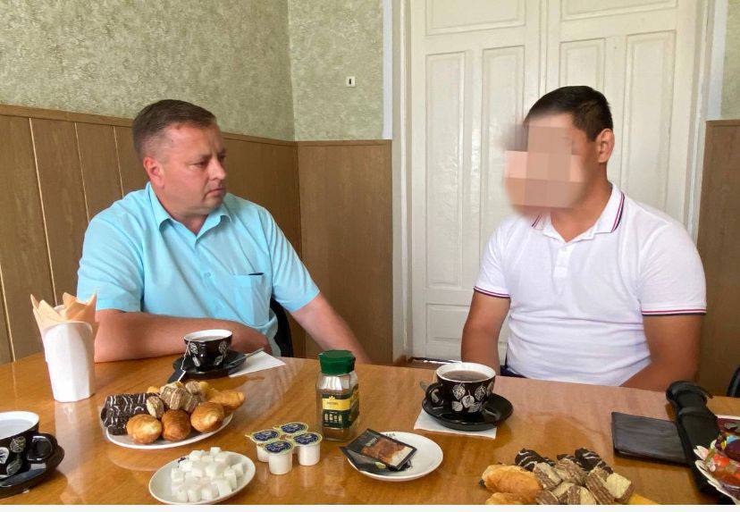 Участник СВО и глава Домбаровского района. Источник: тгк Владислава Блажко