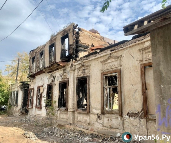 Проект реставрации «Особняка с мезонином» в Оренбурге, пострадавшего при пожаре, оценили в 2,9 млн рублей