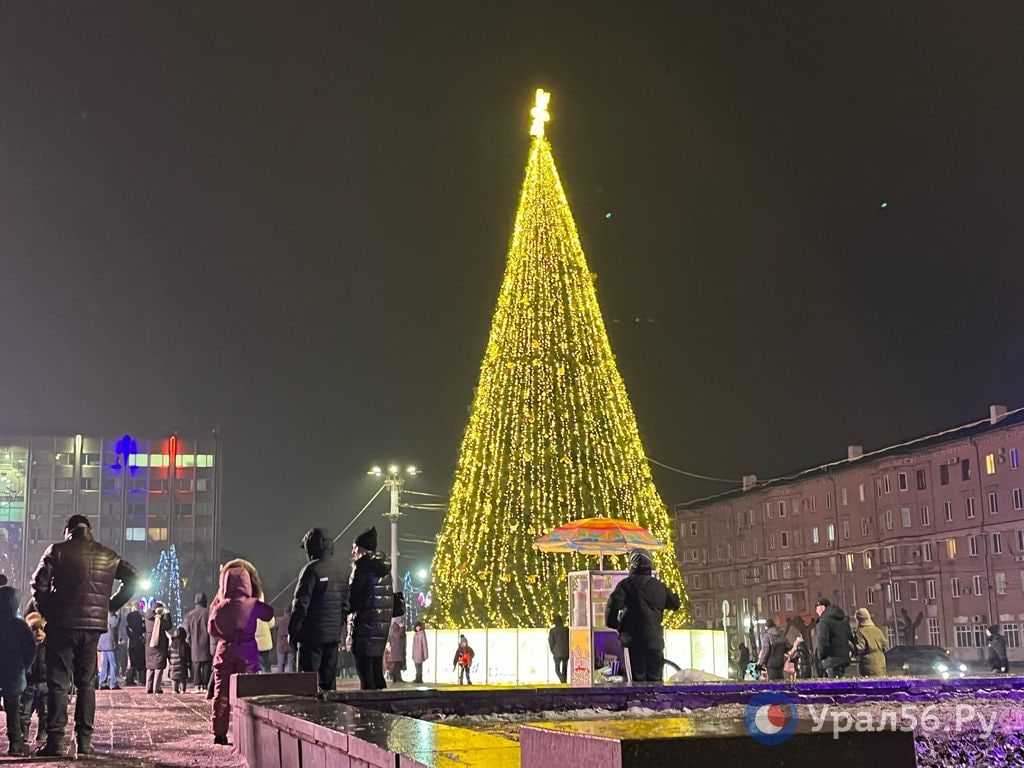 В Орске новогоднюю елку разберут на следующей неделе