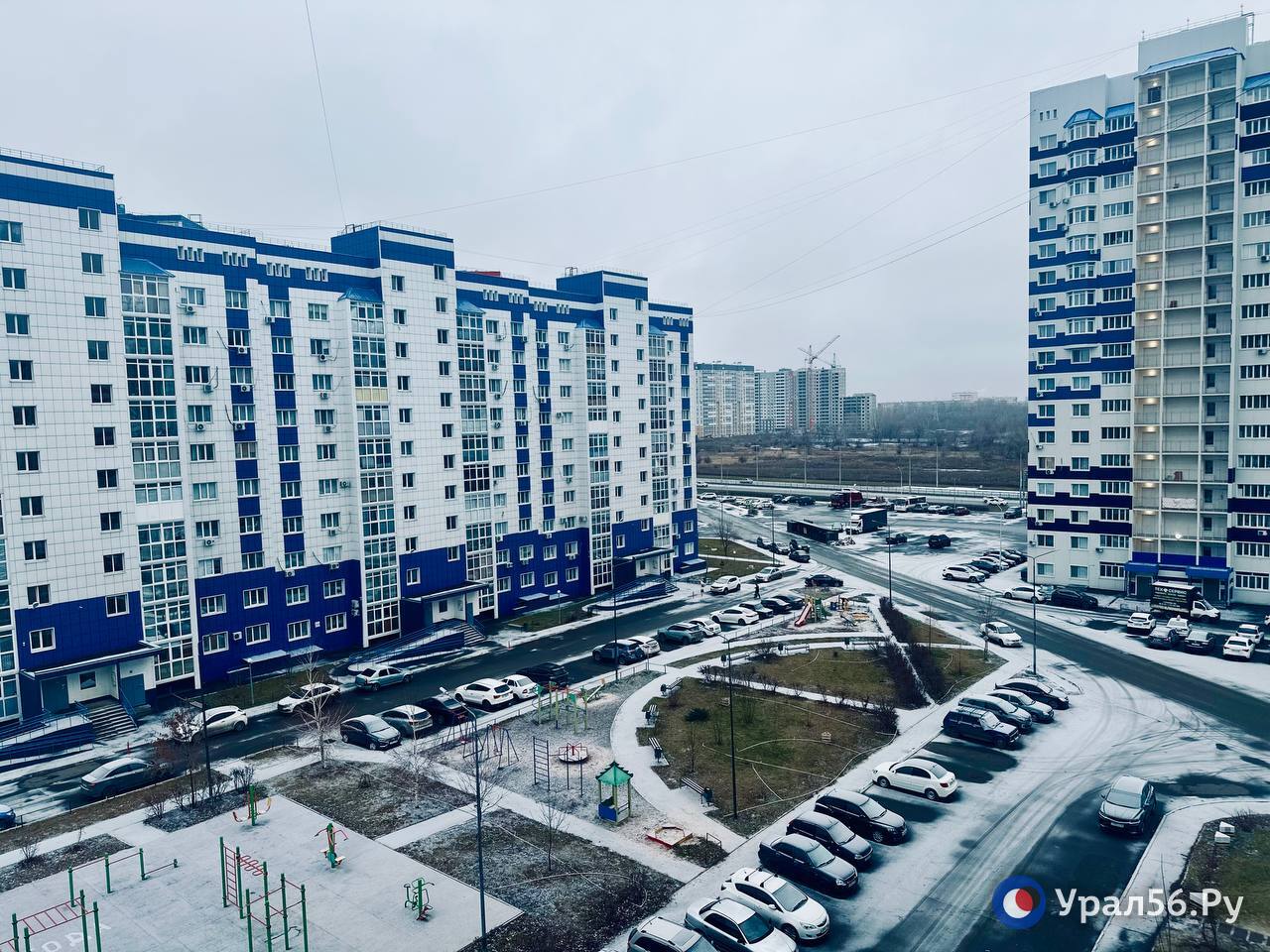 Снежный покров в Оренбурге 03.13.25