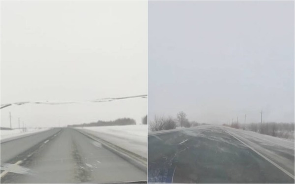 Трасса Оренбург - Орск. Источник: Очевидцы