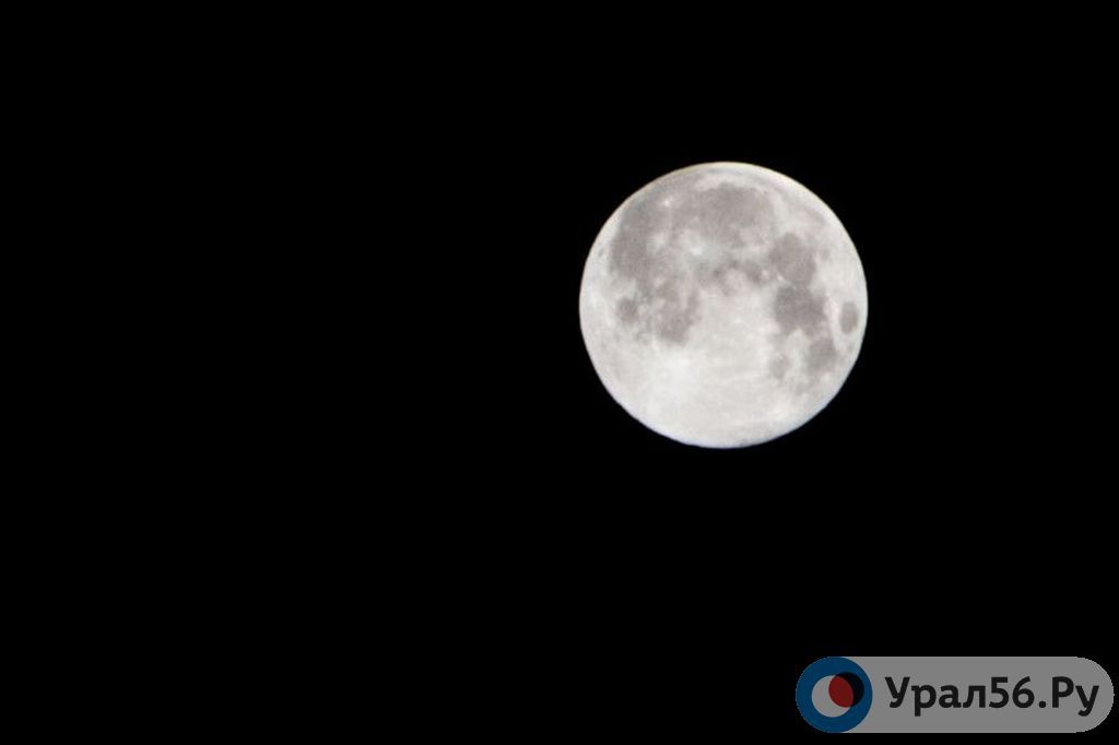 Суперлуние. Орск, ночь с 10 на 11 августа 2014 года. Фото: Даниил Каменев