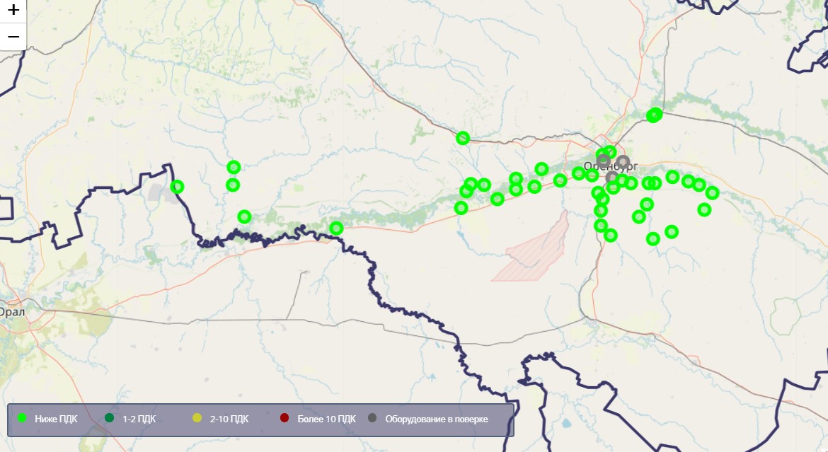 Скриншот экокарты, 15.12.2025