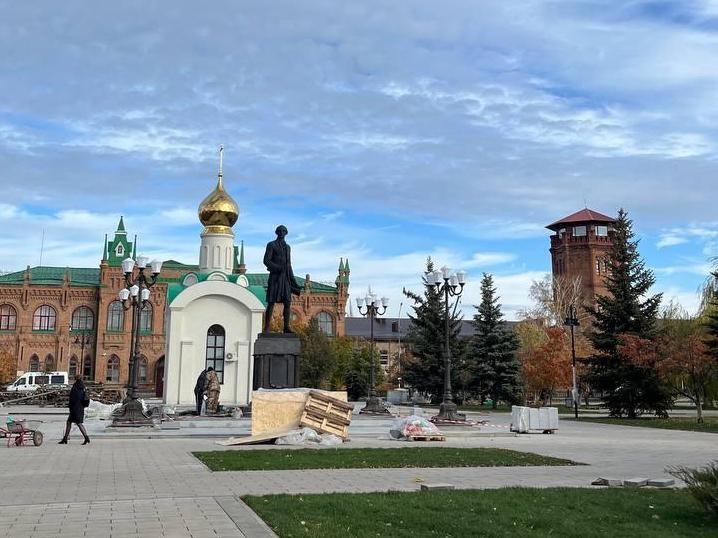 Благоустройство Троицкого парка в Бузулуке. Фото: минарх региона