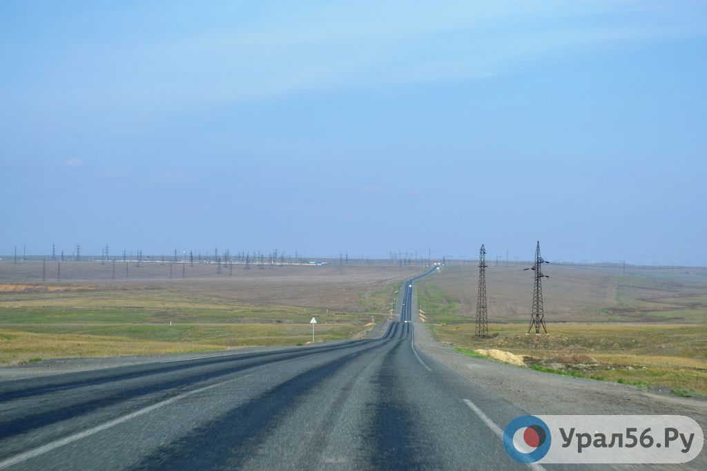 Трасса в Оренбургской области. Фото из архива