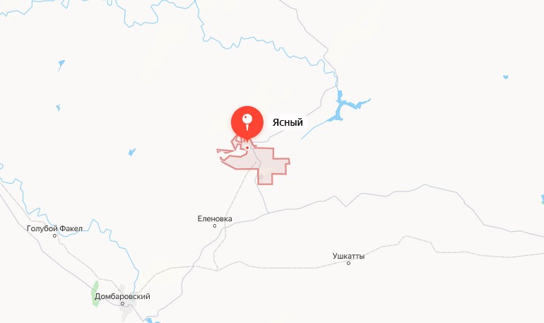 Ясный на Яндекс.картах