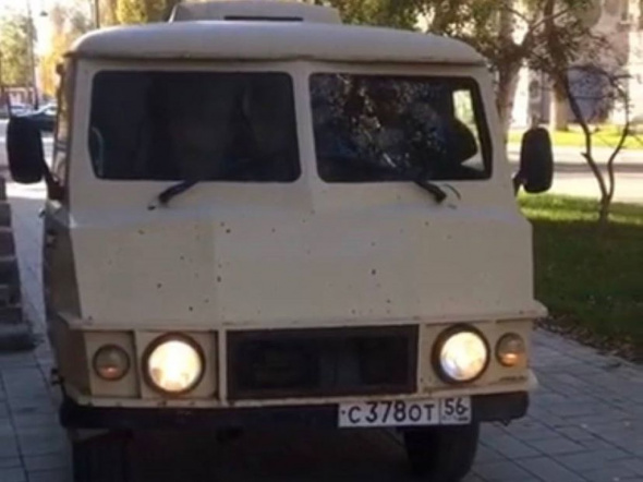 Оренбургский ОНФ купил бронированный автомобиль для российских военных и передал в часть в поселке Тоцкое-2