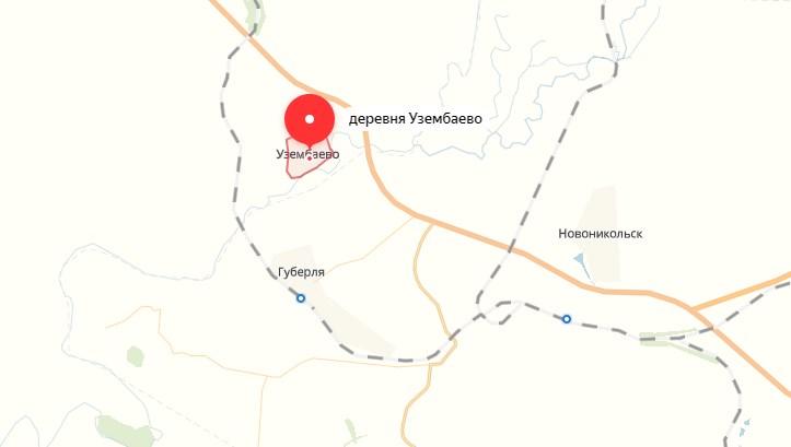 Узембаево на карте Яндекс