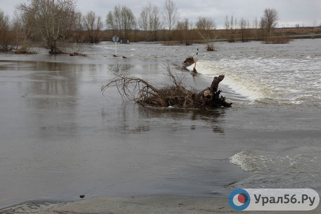 Во время паводка в Оренбургской области может подтопить более 40 низководных мостов