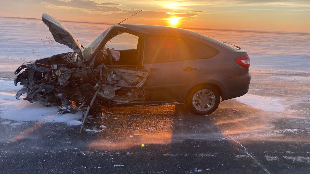 LADA Granta пострадавшая в ДТП, фото УМВД по области