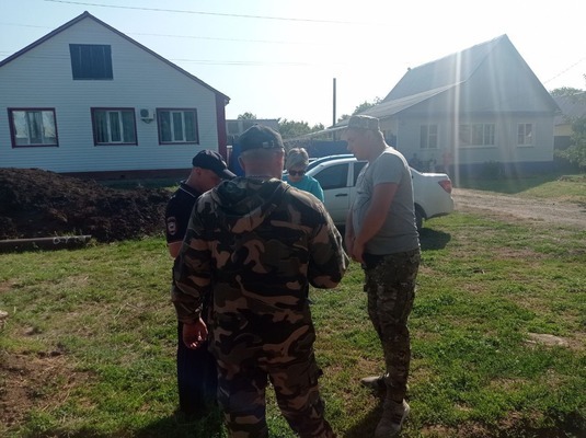 Во время поисков. Источник: УМВД России по Оренбургской области