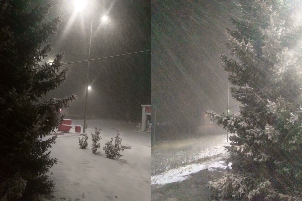 Снег в Абдулино, фото: Типичный Оренбург