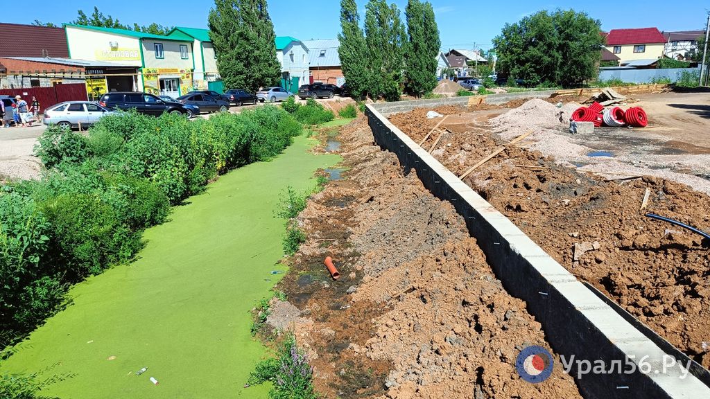 Так выглядит река Песчанка в Соль-Илецке