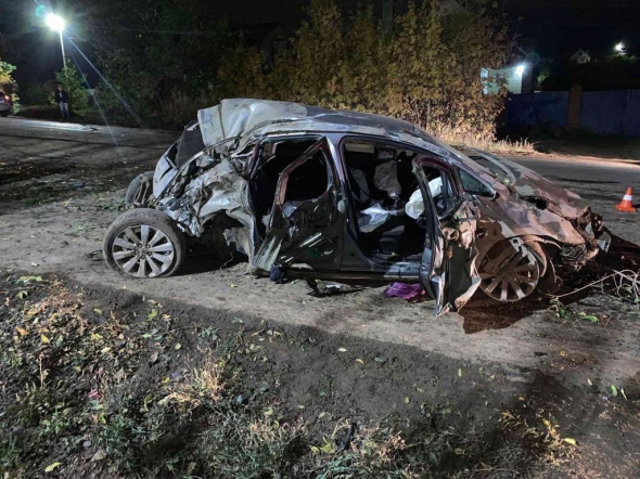 В Бугуруслане опрокинулся легковой автомобиль – два пассажира в больнице 