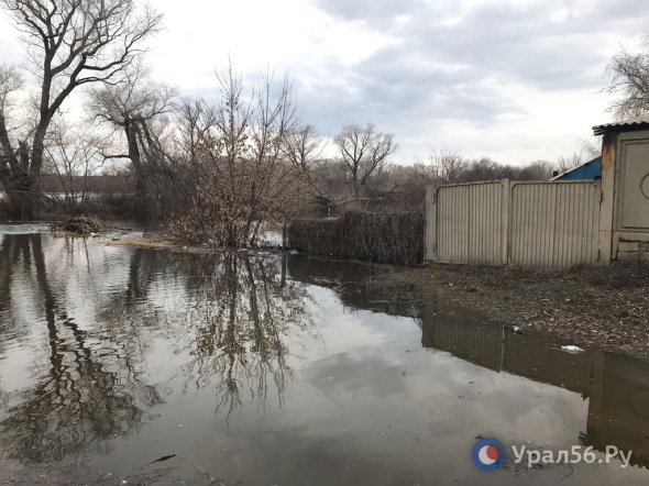 Река Урал подтопила п. Мостострой Орска. И уровень реки продолжит расти