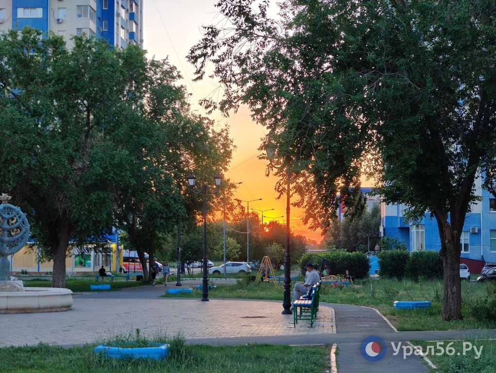 Закат в Оренбурге, 20.06.2024