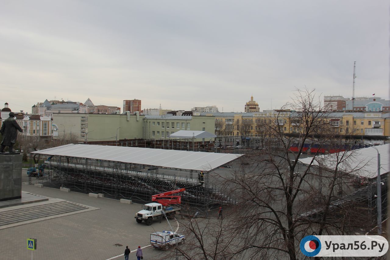 Праздничная афиша ко Дню Победы в Оренбурге