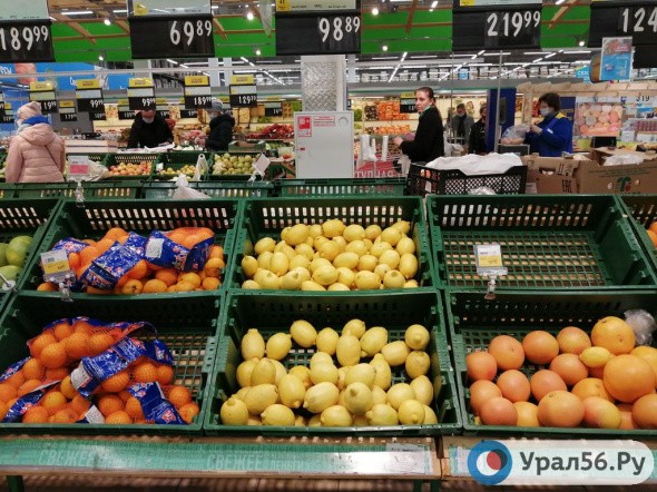 В Орске нет ни дефицита продуктов, ни заоблачных цен на имбирь и лимоны