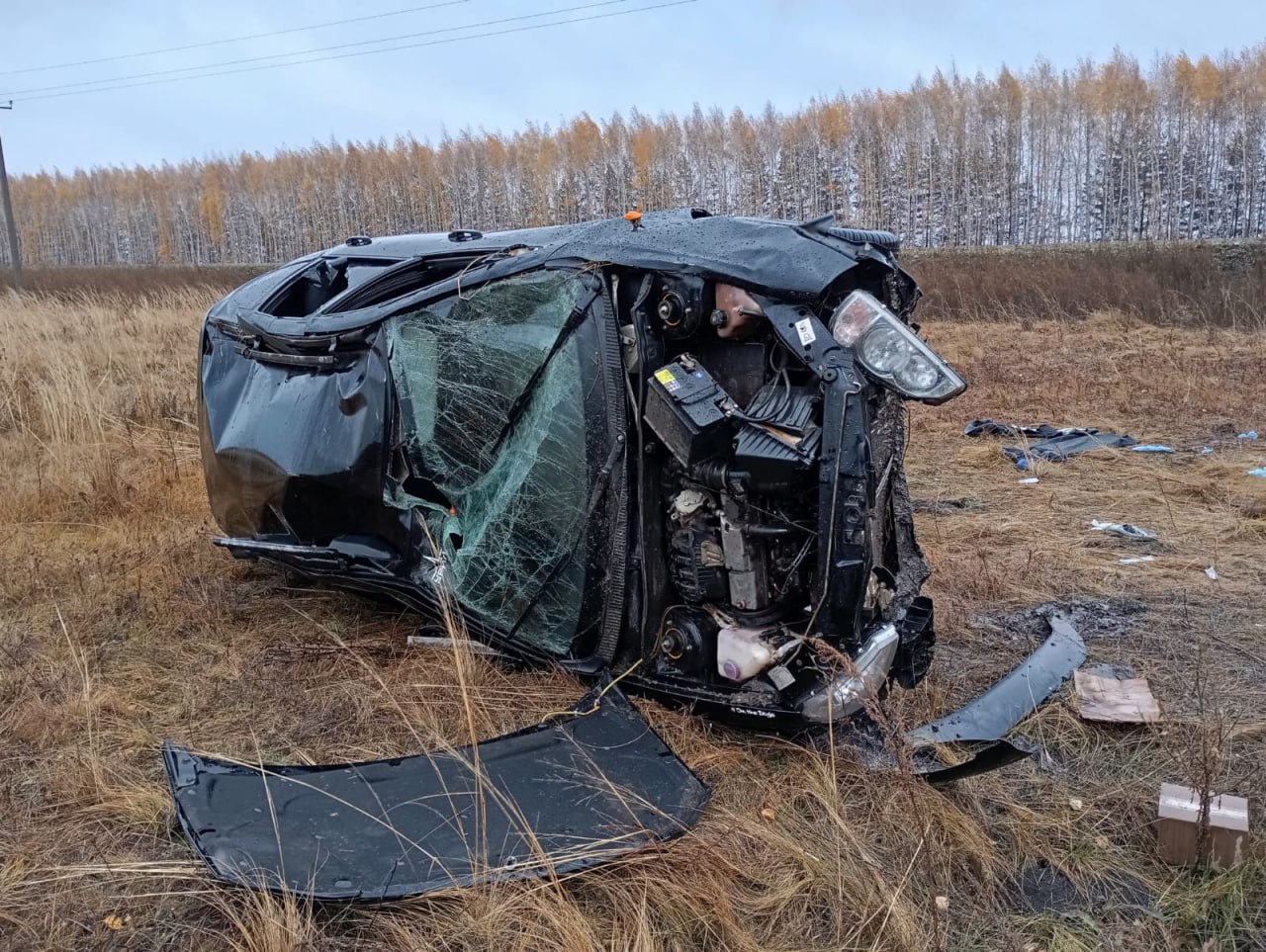 На месте ДТП. Фото УМВД по Оренбургской области