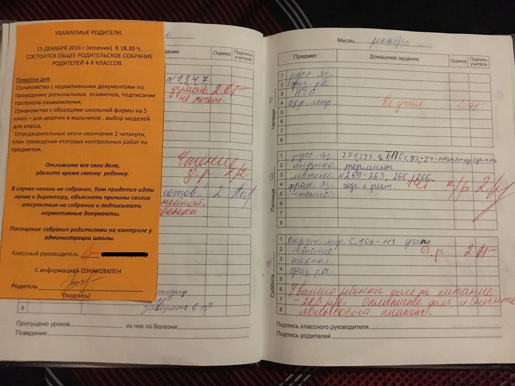 Замечания педагогов из Оренбурга в школьных дневниках покажут на выставке