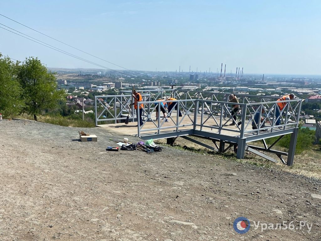 Работы на смотровой площадке, 06.07.2023