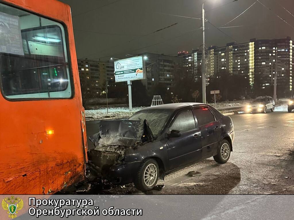 На месте аварии. Фото: Прокуратура Оренбургской области
