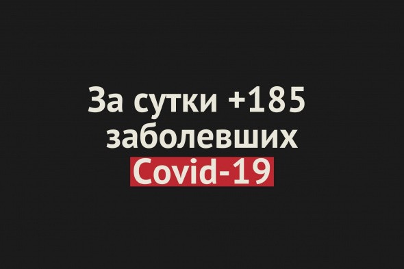 В Оренбургской области за сутки +185 заболевших Covid-19 