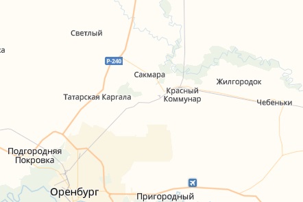 Татарская каргала карта спутник