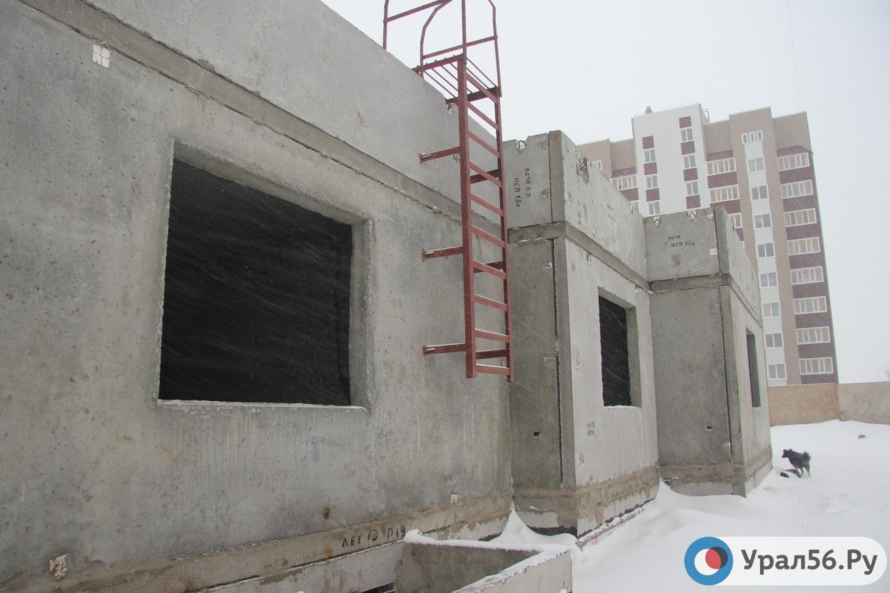 Каркас дома для инвалидов-колясочников, Авиагородок, Оренбург, 2018 год