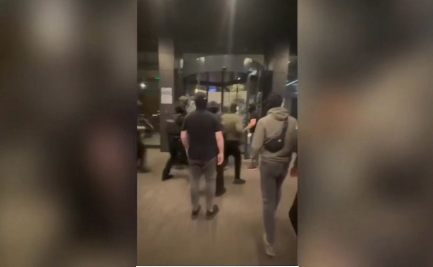 Задержание участников конфликта. Скрин с видео