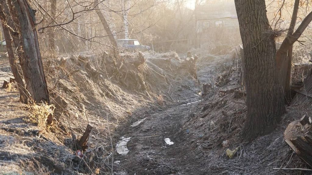 Расчистка Суходола; фото с тг-канала Владимира Пескова