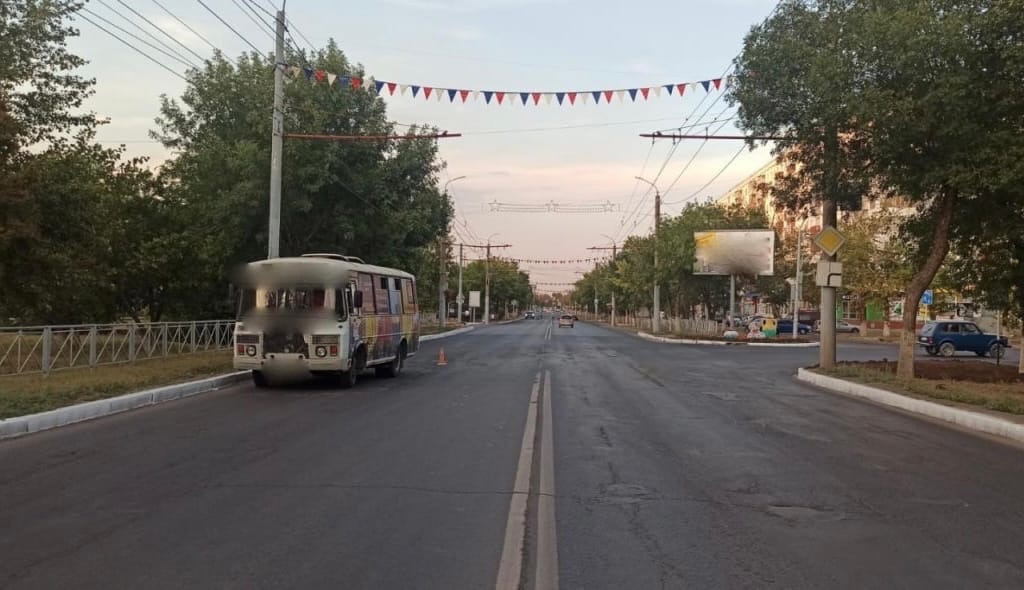 Место ДТП. Фото: УМВД России по Оренбургской области