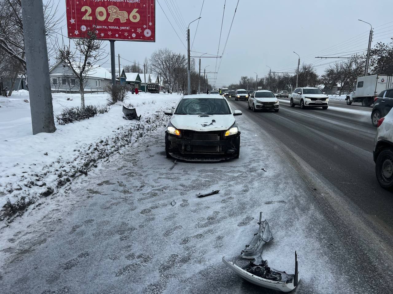 На месте ДТП. Источник: УМВД России по Оренбургской области