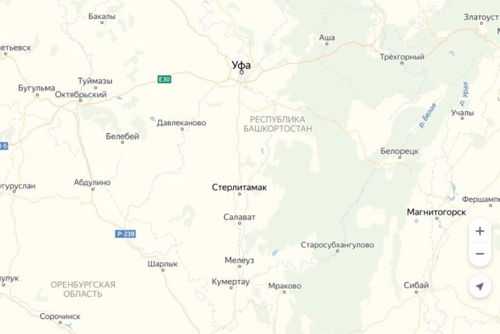 Поселок 9 января оренбург карта