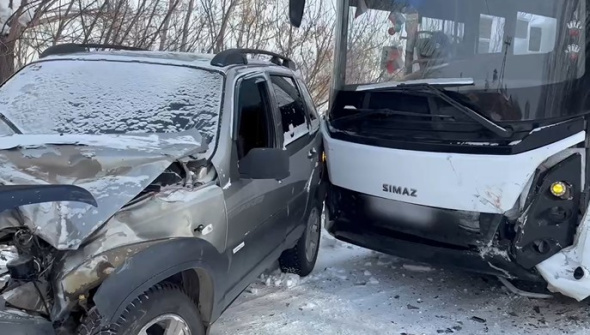 70-летняя пассажирка автобуса попала в больницу после ДТП в Медногорске 