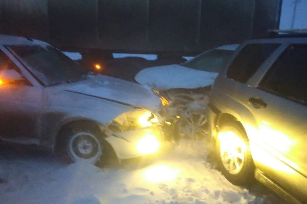 ДТП на трассе Оренбург-Орск, 16.02.2020