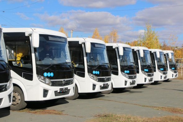 2 новых автобуса, пришедшие в Орск, сегодня вышли на первые рейсы