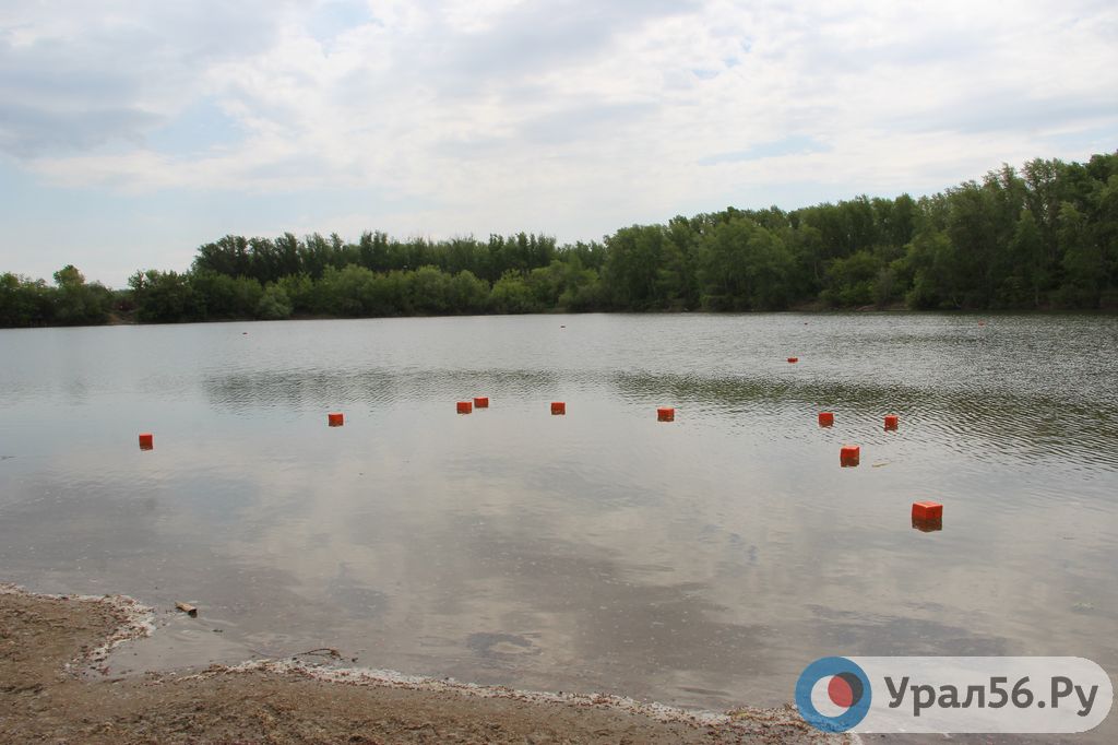 Детский пляж в парке Строителей, лето 2018 года 