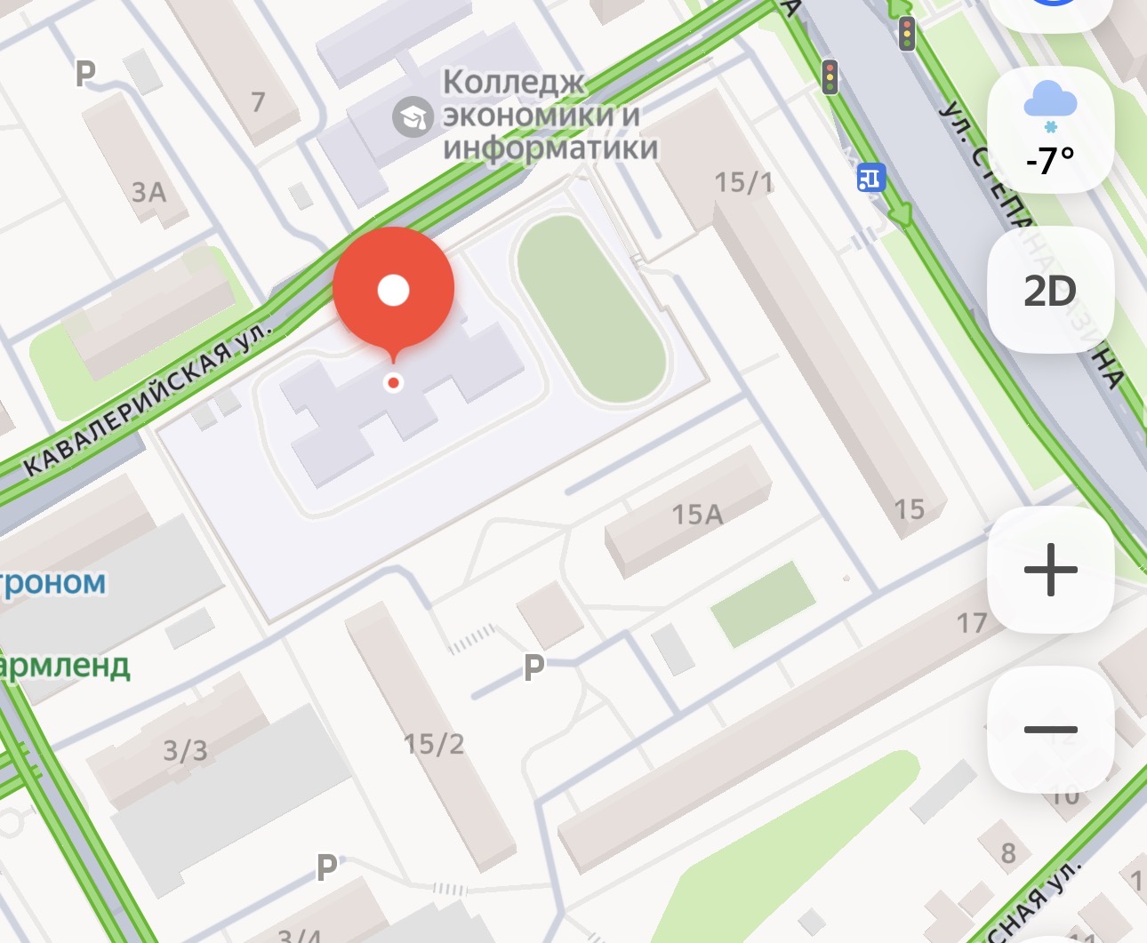 Чкалова 13а на Яндекс.Карты 