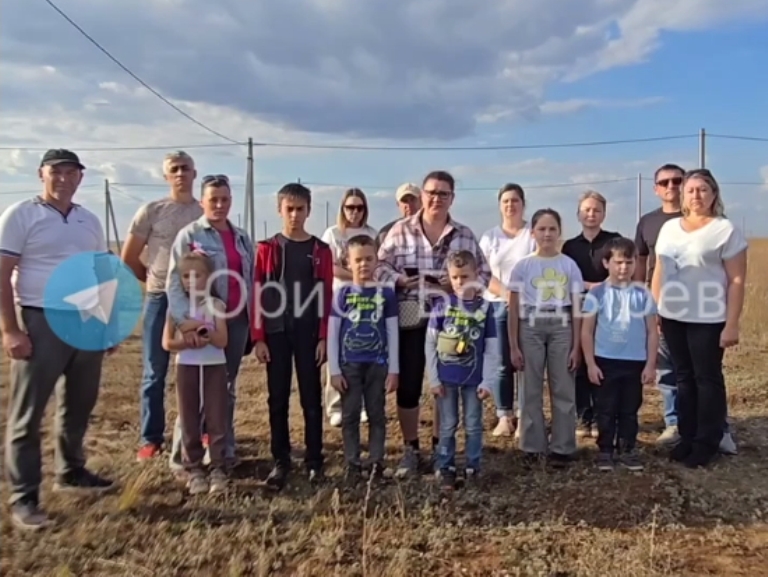 Стоп-кадр из видеообращения жителей Оренбурга