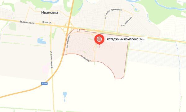 Экодолье. Источник: Яндекс.карты