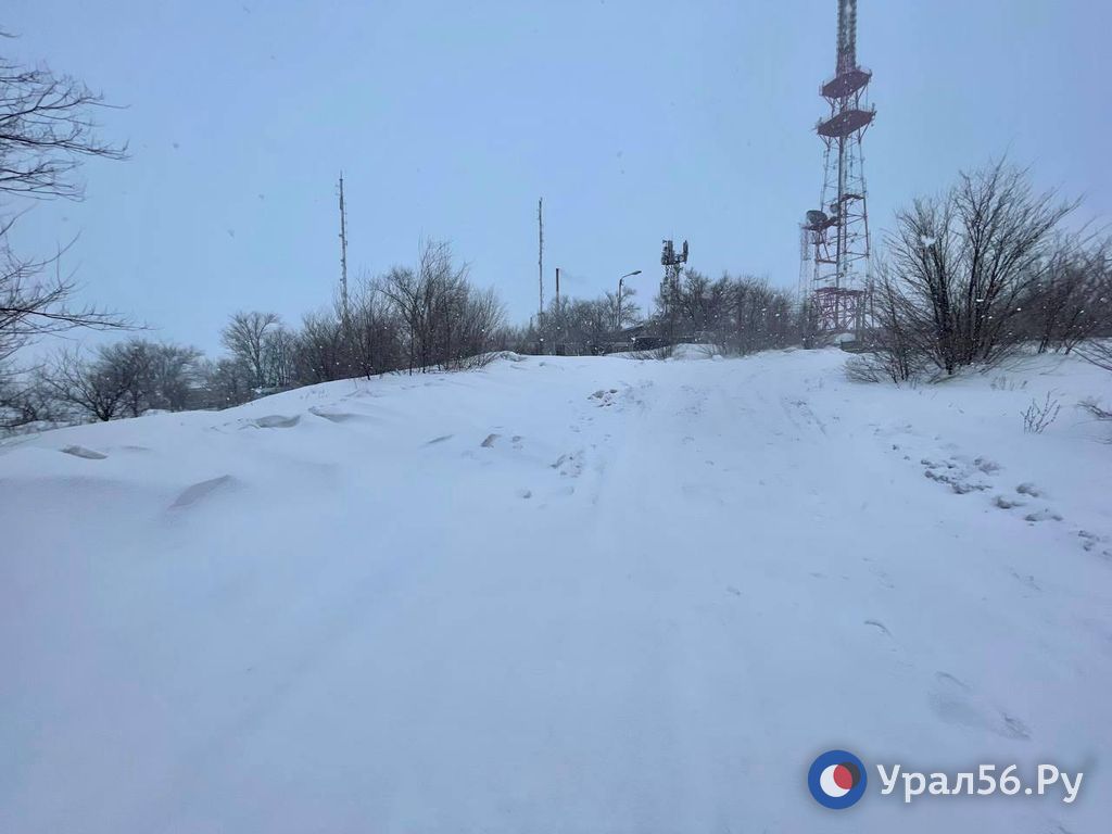 Дорога на «телевышку» в Орске. 8.02.2024