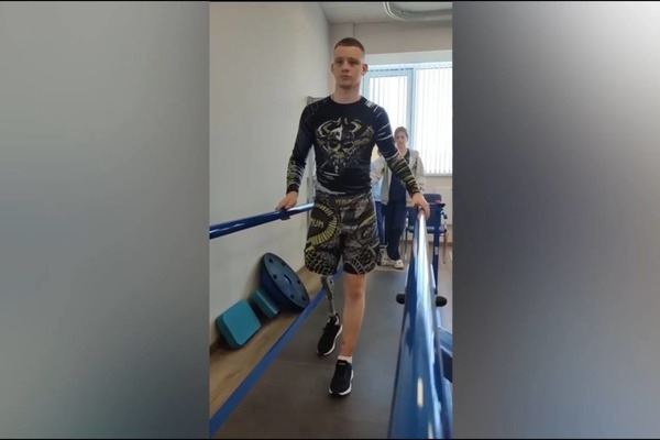 Виктор Цицер во время тренировки. Стоп-кадр из видео