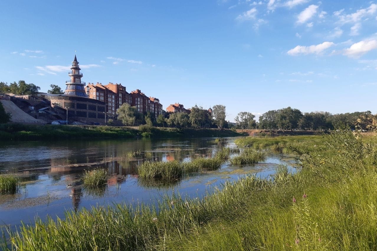 Река Урал в Оренбурге, фото: блогер Андрей Лысенко