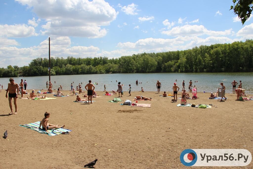 Пляж в Оренбургской области. Фото из архива